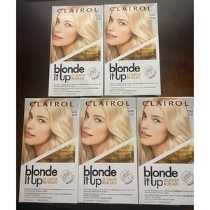 Clairol Blond It Up Platinum Blonde Permanent Hair Color 5X Lighter 5 Pack